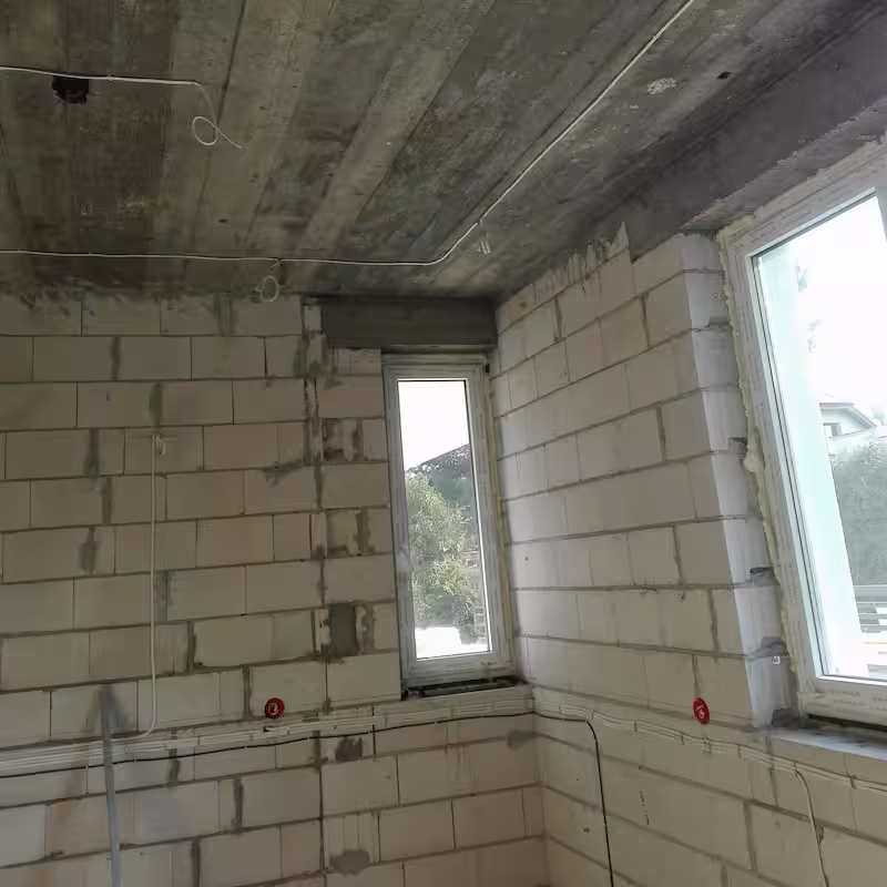 Instalacja elektryczna wykonywana w stanie surowym budynku